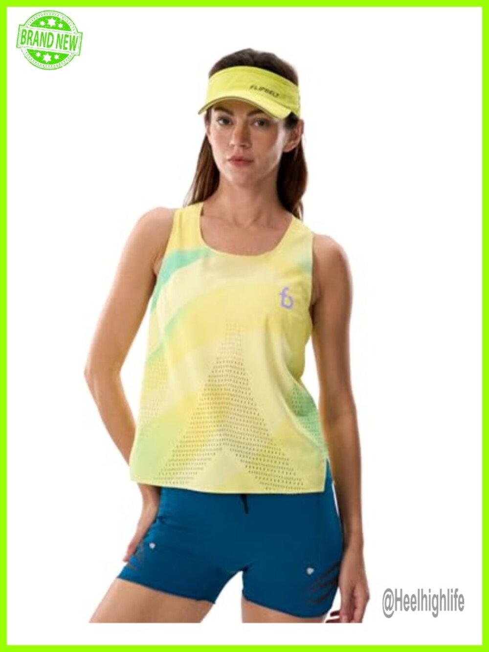 Women's Marathon Running Tank Anti-Chafe Breathable Reflective